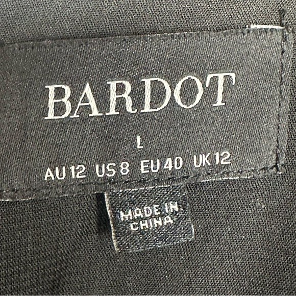 Bardot Women's Hallie Braid-Trimmed Floral Mini Dress. Sz: L - Picture 10 of 14